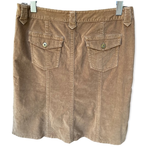 Eddie Bauer Pinwale Corduroy Skirt Sz 10 - Picture 2 of 13